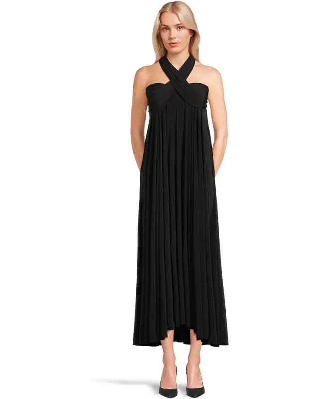 Women’s Norma Kamali Convertible Gown – Black online