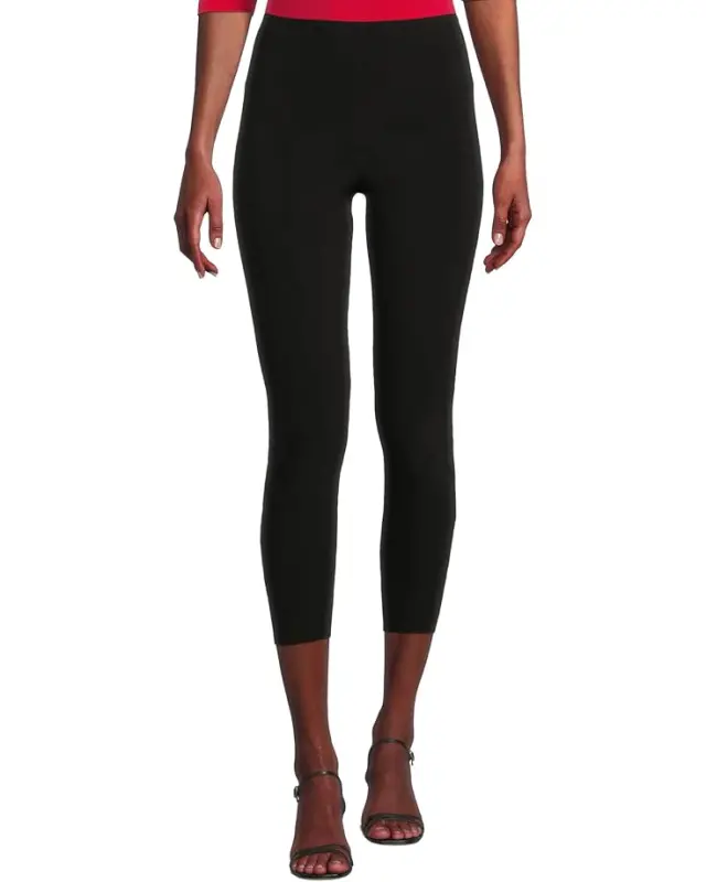 Women’s Norma Kamali Cropped Legging Without Waistband – Black 1 online