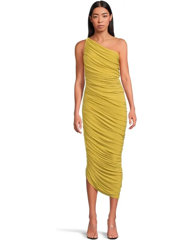 Women’s Norma Kamali Diana Gown – Asparagus online