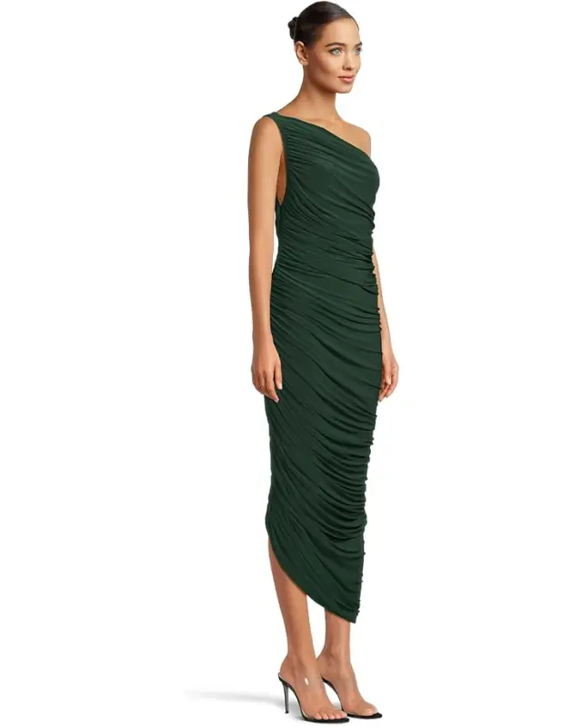 Women’s Norma Kamali Diana Gown – Dark Emerald online