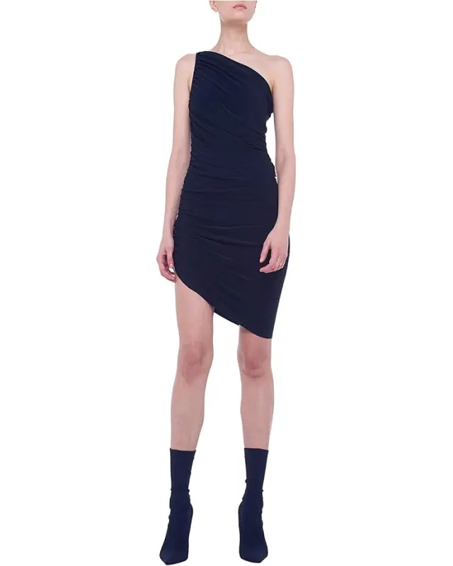 Women’s Norma Kamali Diana Mini Dress – Black online