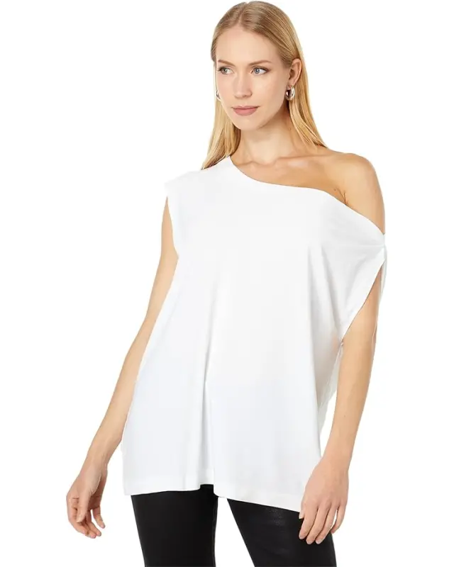 Women’s Norma Kamali Drop Shoulder Top – Snow White online