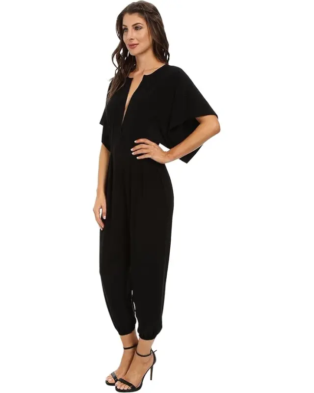 Women’s Norma Kamali Rectangle Jog Jumpsuit – Black online