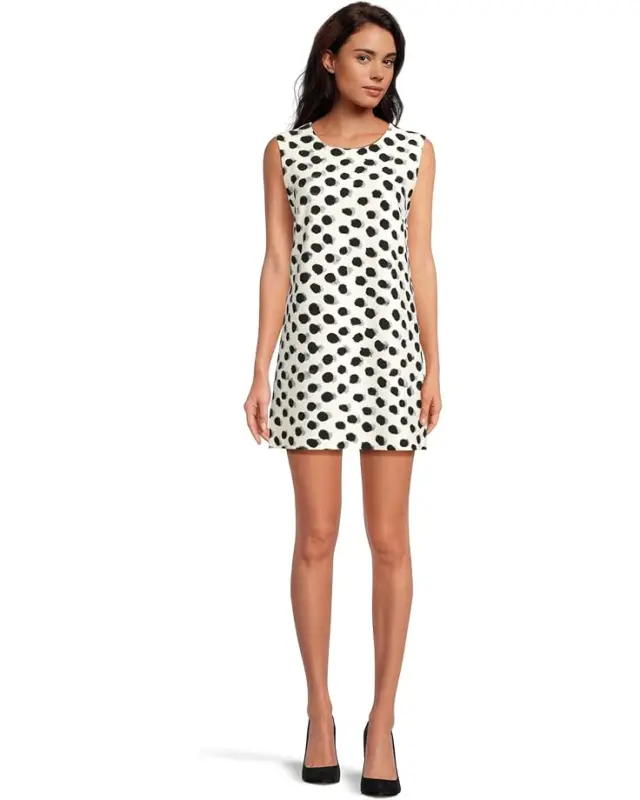 Women’s Norma Kamali Sleeveless Mini Dress – Paint Dots online