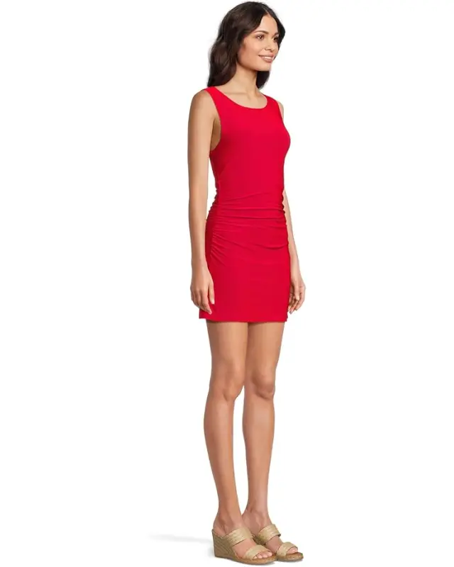 Women’s Norma Kamali Sleeveless Pickleball Mini Dress – Tiger Red online