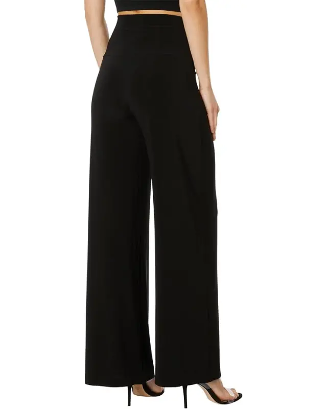 Women’s Norma Kamali Straight Leg Pants Go – Black online