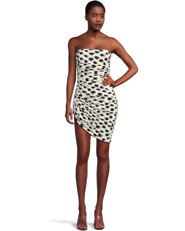 Women’s Norma Kamali Strapless Diana Mini Dress – Paint Dots online