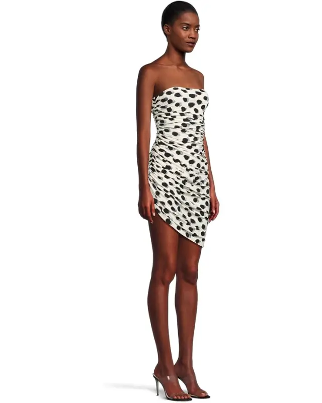 Women’s Norma Kamali Strapless Diana Mini Dress – Paint Dots online