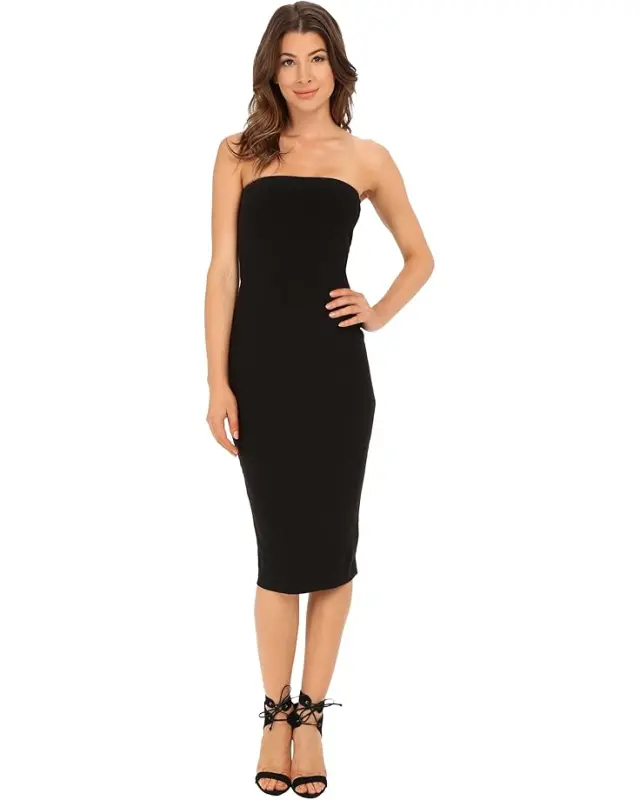 Women’s Norma Kamali Strapless Dress – Black online